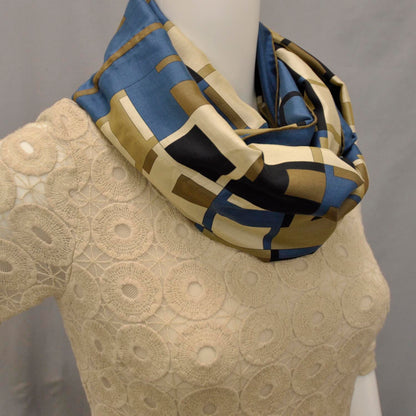 Hermes Silk H Infini Infinity Scarf Unisex 6 of 7