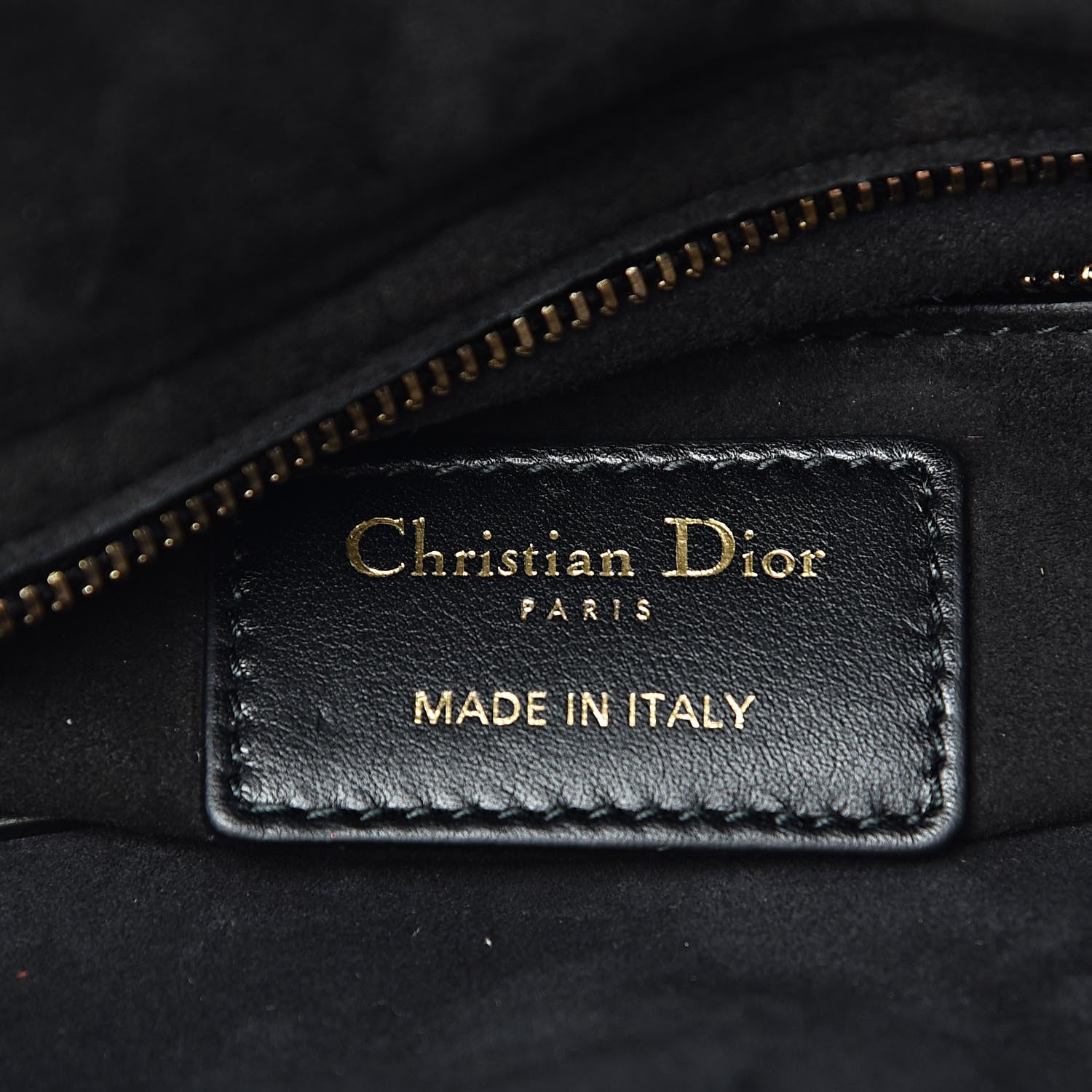 Christian Dior Calfskin Cannage Studded Medium Supple Lady Dior Black 6 of 11