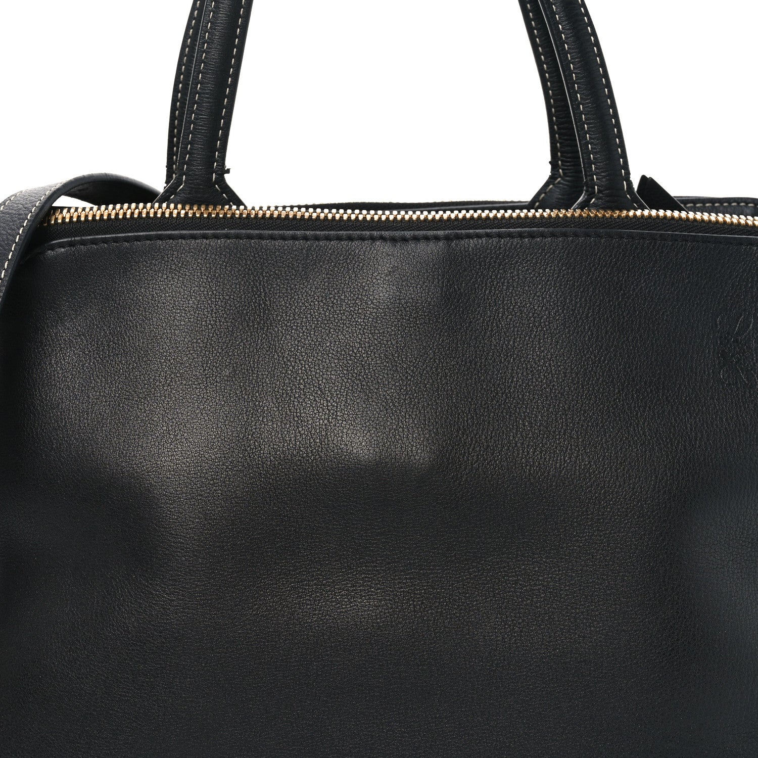 Loewe Calfskin Triple Zip Tote Black 7 of 10