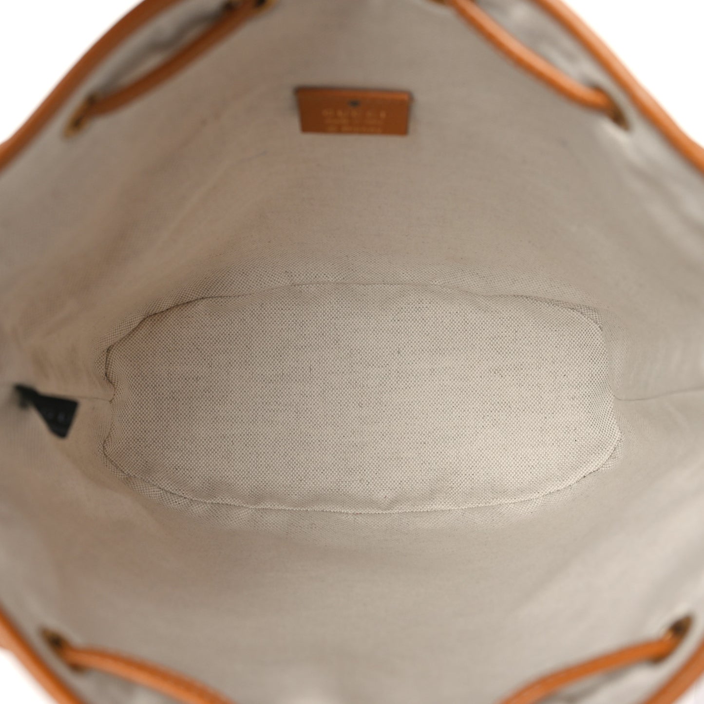 X DISNEY Mini Vintage GG Supreme Monogram Bucket Bag Beige Vintage Sun Oil