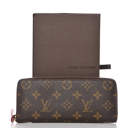 Louis Vuitton Monogram Clemence Wallet Hot Pink 10 of 10