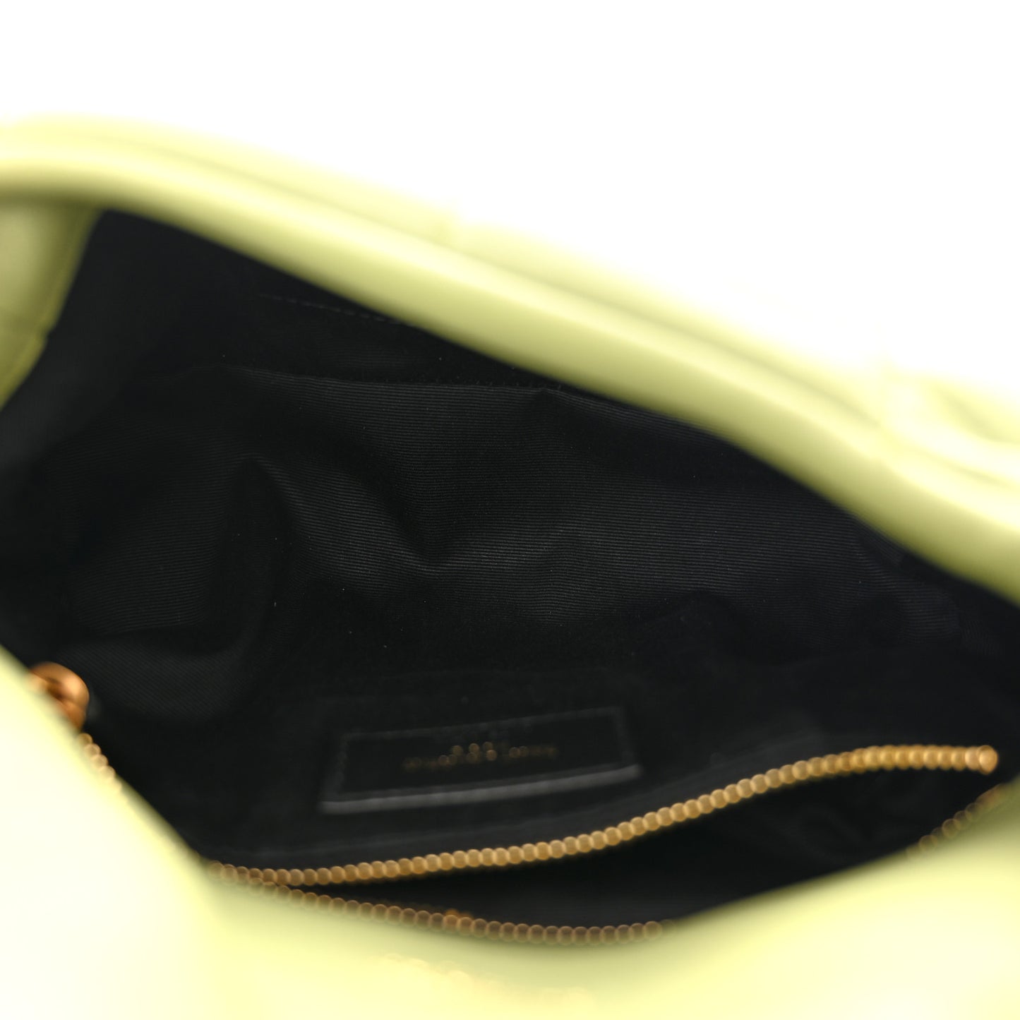 Lambskin Quilted Toy Loulou Puffer Monogram Chain Satchel Light Pistache