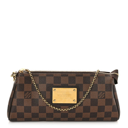 Louis Vuitton Damier Ebene Eva Clutch 1 of 8