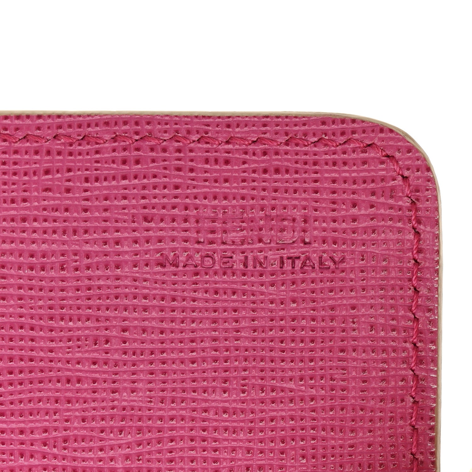 Fendi Vitello Elite Crystal Eye Monster Continental Wallet on Chain Bellini Multicolor 6 of 11