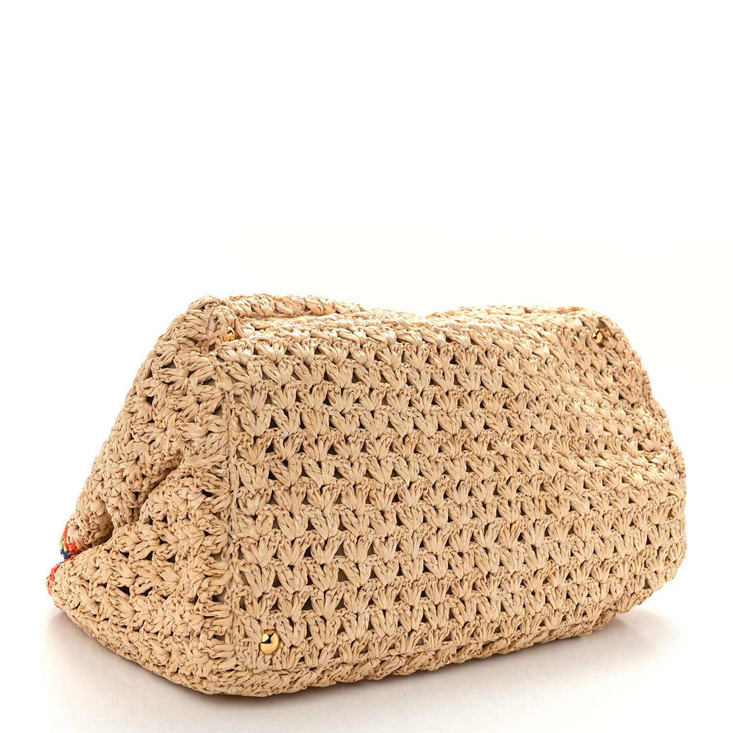 Prada Raffia Gardeners Large Tote Multicolor 4 of 9