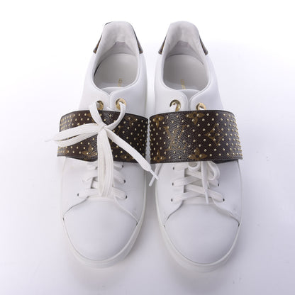 Louis Vuitton Calfskin Monogram Frontrow Sneaker 38.5 White 6 of 10