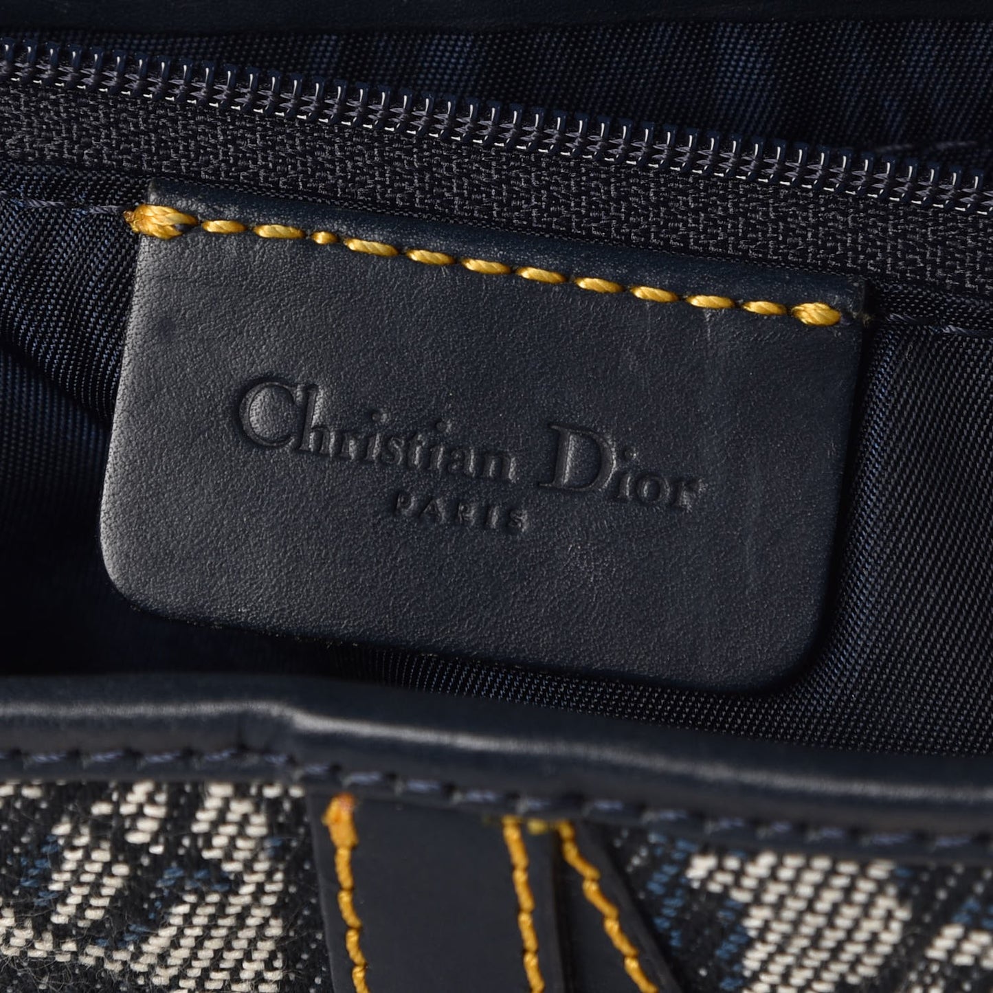 Monogram Saddle Bag Blue