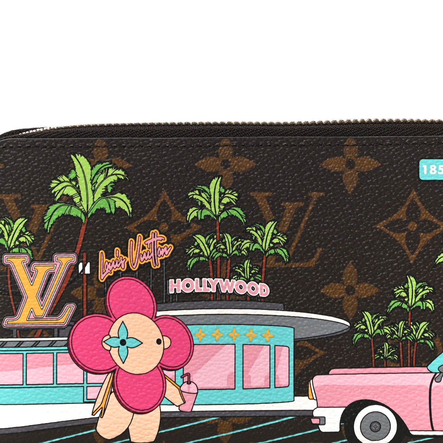 Louis Vuitton Monogram 2021 Christmas Animation Hollywood Zippy Wallet 7 of 9