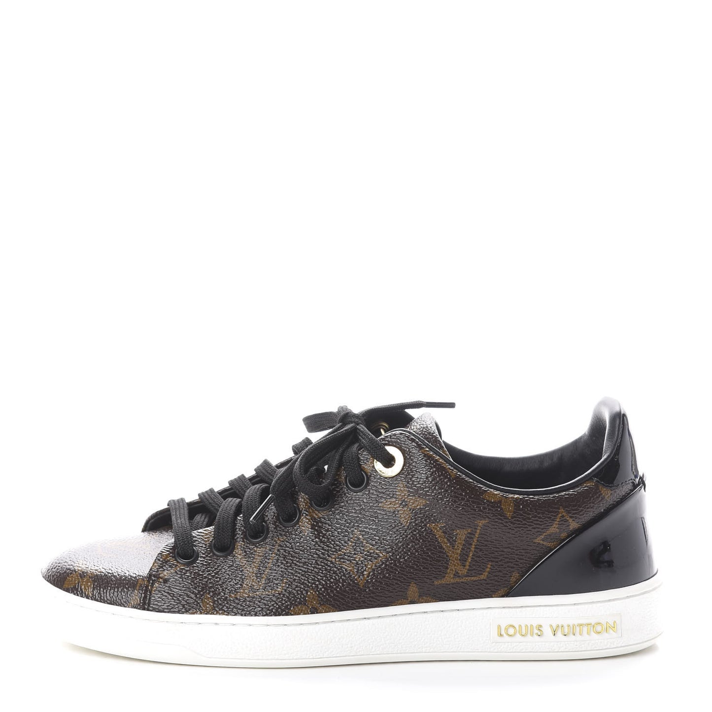 Patent Monogram Frontrow Sneakers 36