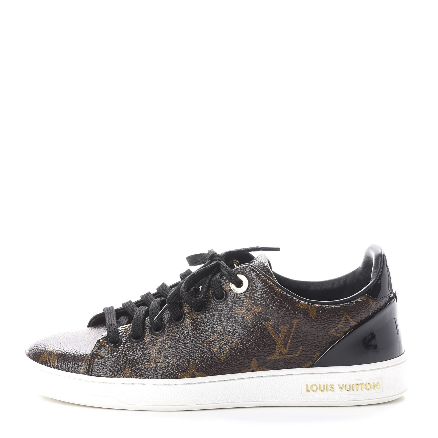 Louis Vuitton Patent Monogram Frontrow Sneakers 36 1 of 7