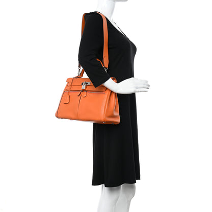 Hermes Swift Lakis Kelly 35 Orange 3 of 11