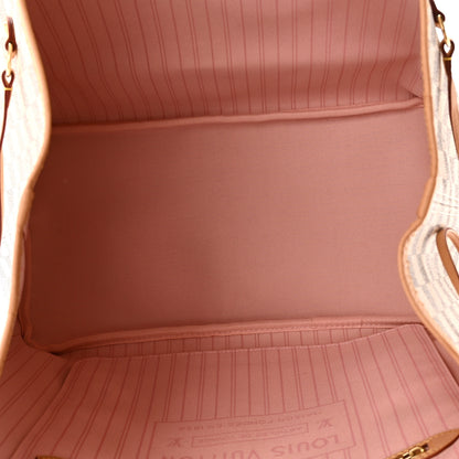 Louis Vuitton Damier Azur Neo Neverfull GM Rose Ballerine 5 of 11