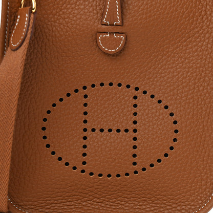 Hermes Taurillon Clemence Evelyne TPM Gold 8 of 11