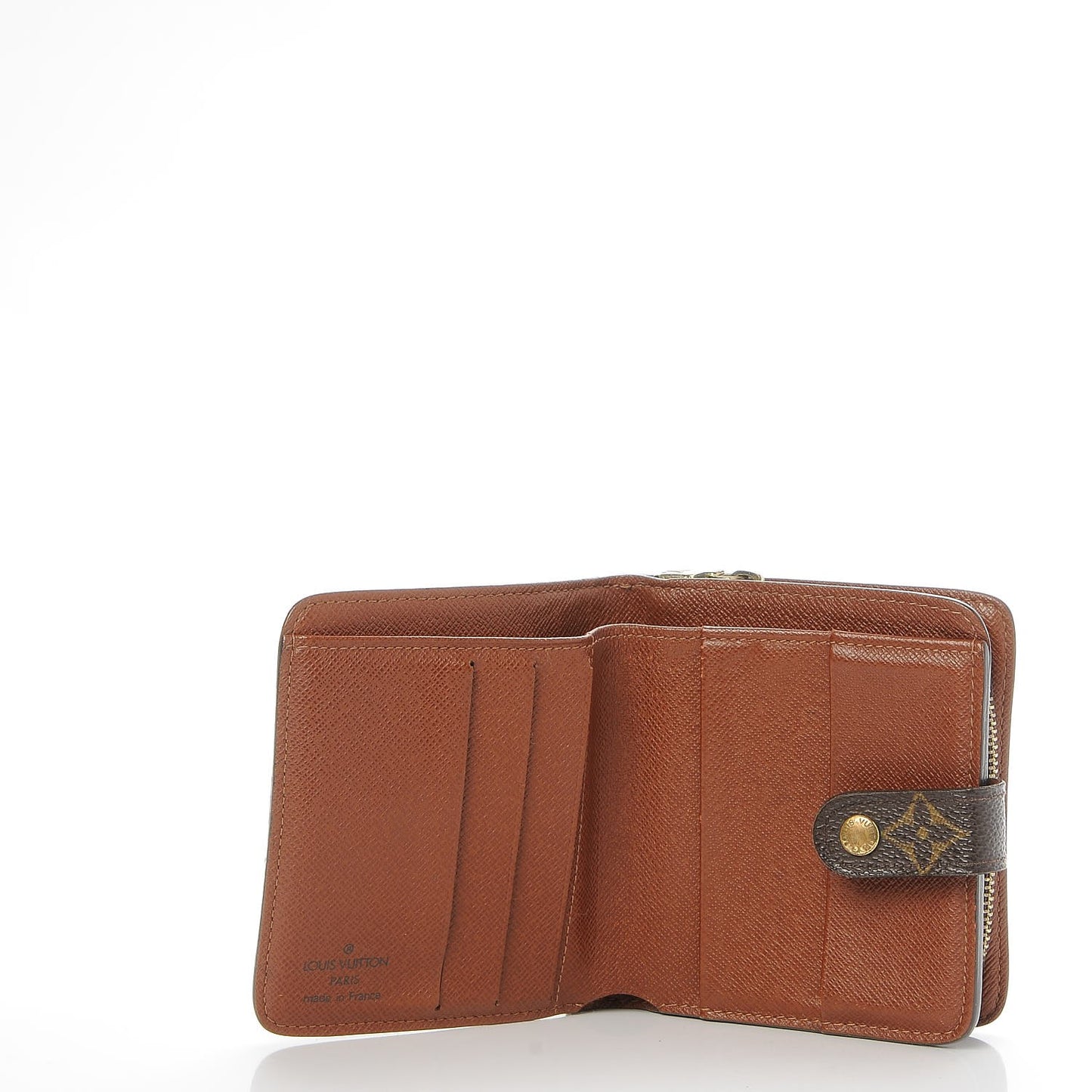 Monogram Compact Zippe Zipped Wallet