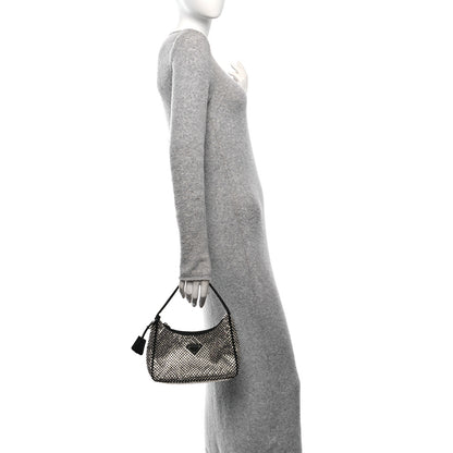 Prada Satin Crystal Mini Re-Edition 2000 Bag Cristal 2 of 11