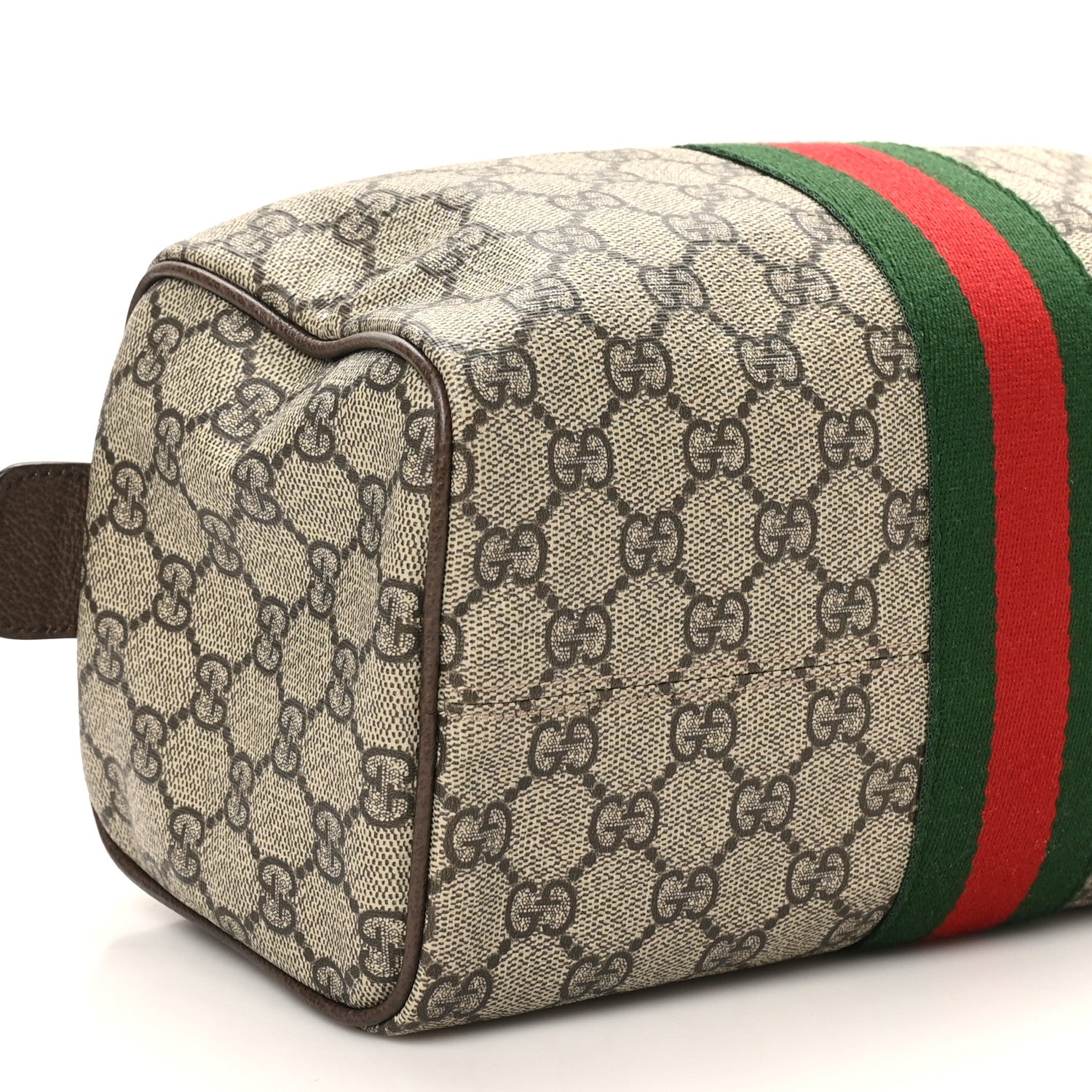 Gucci Monogram Web Cosmetic Case Beige Ebony New Acero 8 of 9