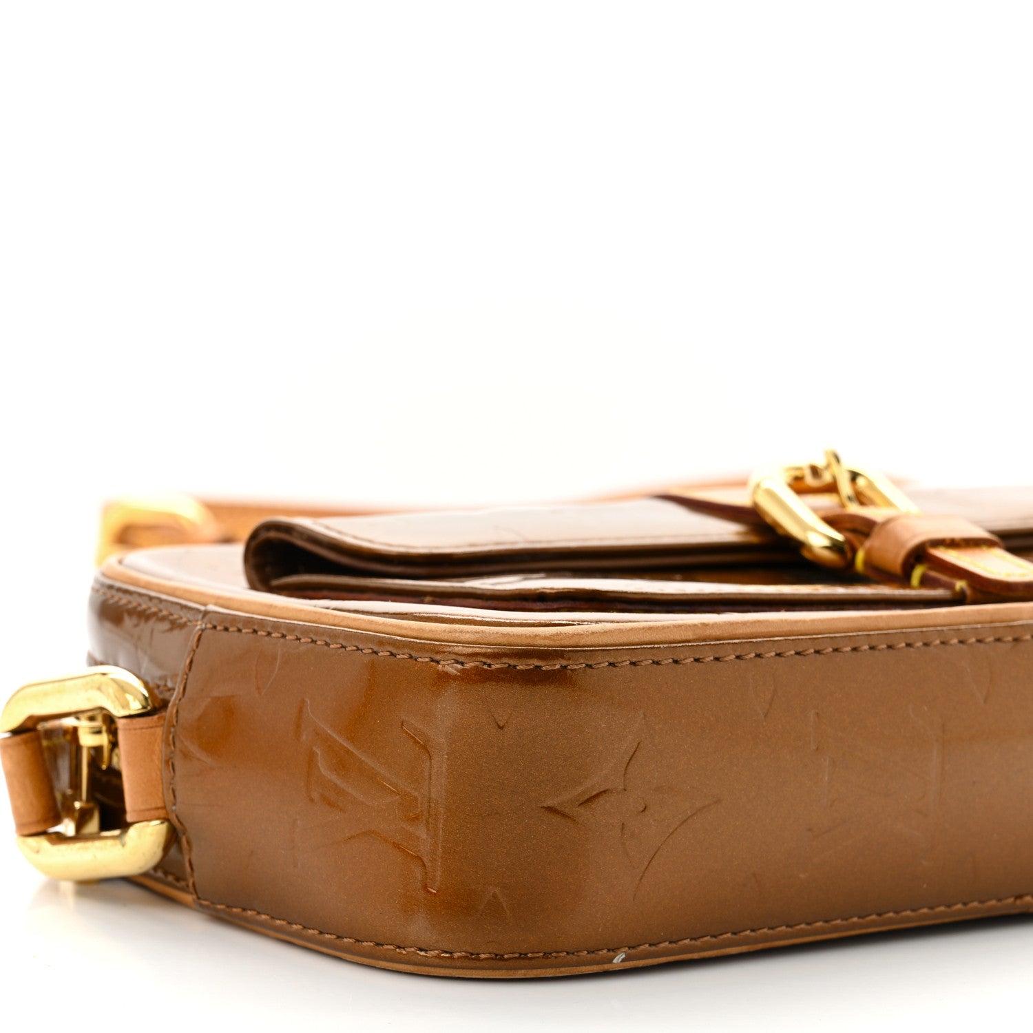 Louis Vuitton Vernis Christie MM Bronze 8 of 18