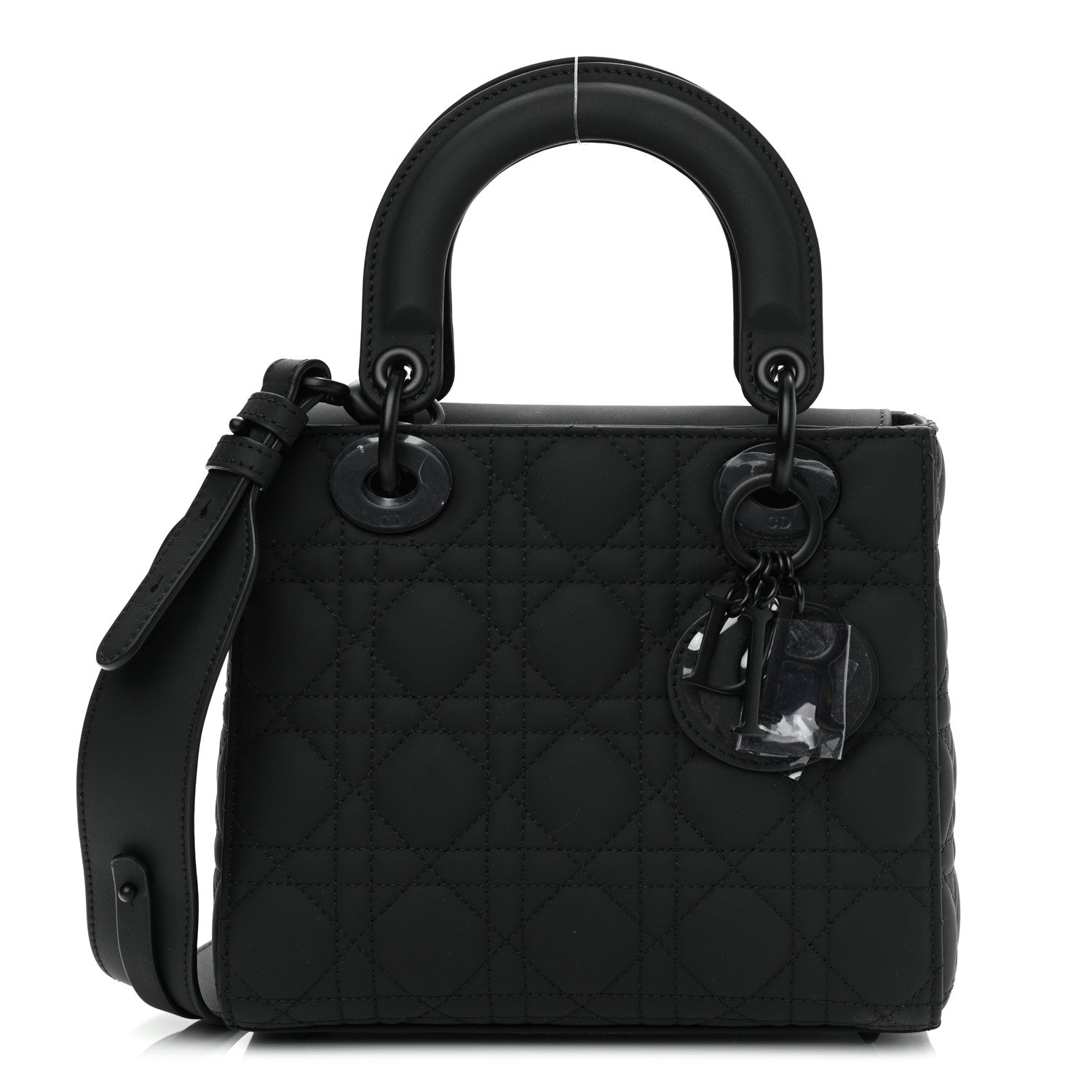 Christian Dior Ultra Matte Calfskin Cannage Small My ABCDior Lady Dior Black 1 of 10
