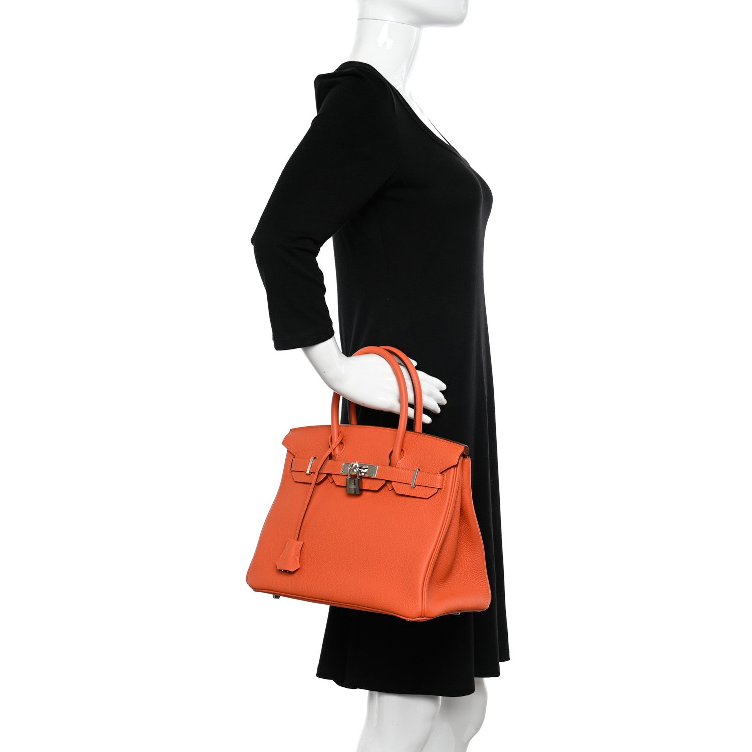 Hermes Togo Birkin 30 Feu 2 of 11