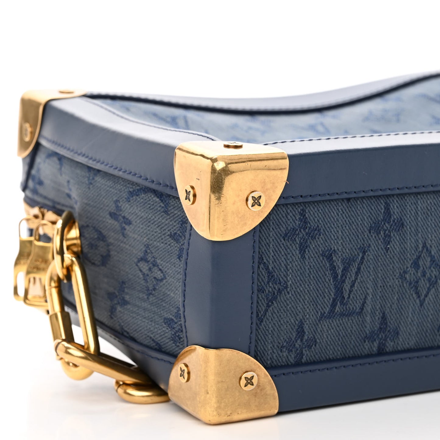 Denim Monogram Soft Trunk Navy
