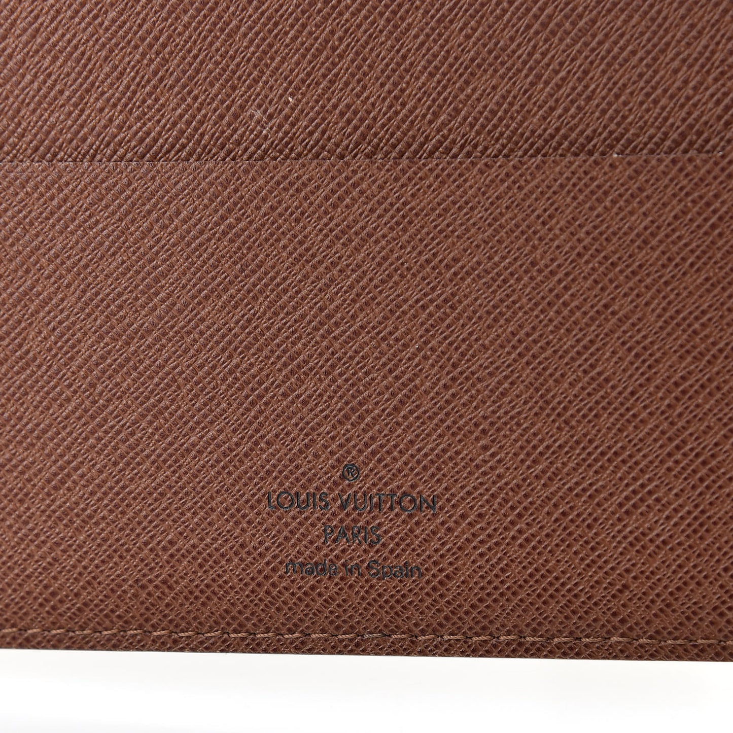 Monogram Desk Agenda Cover