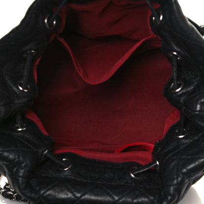 Chanel Lambskin Quilted Beijing Backpack Black 5 of 16