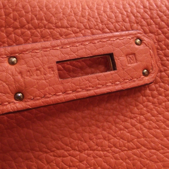 Hermes Togo BIRKIN 35 Orange 12 of 13