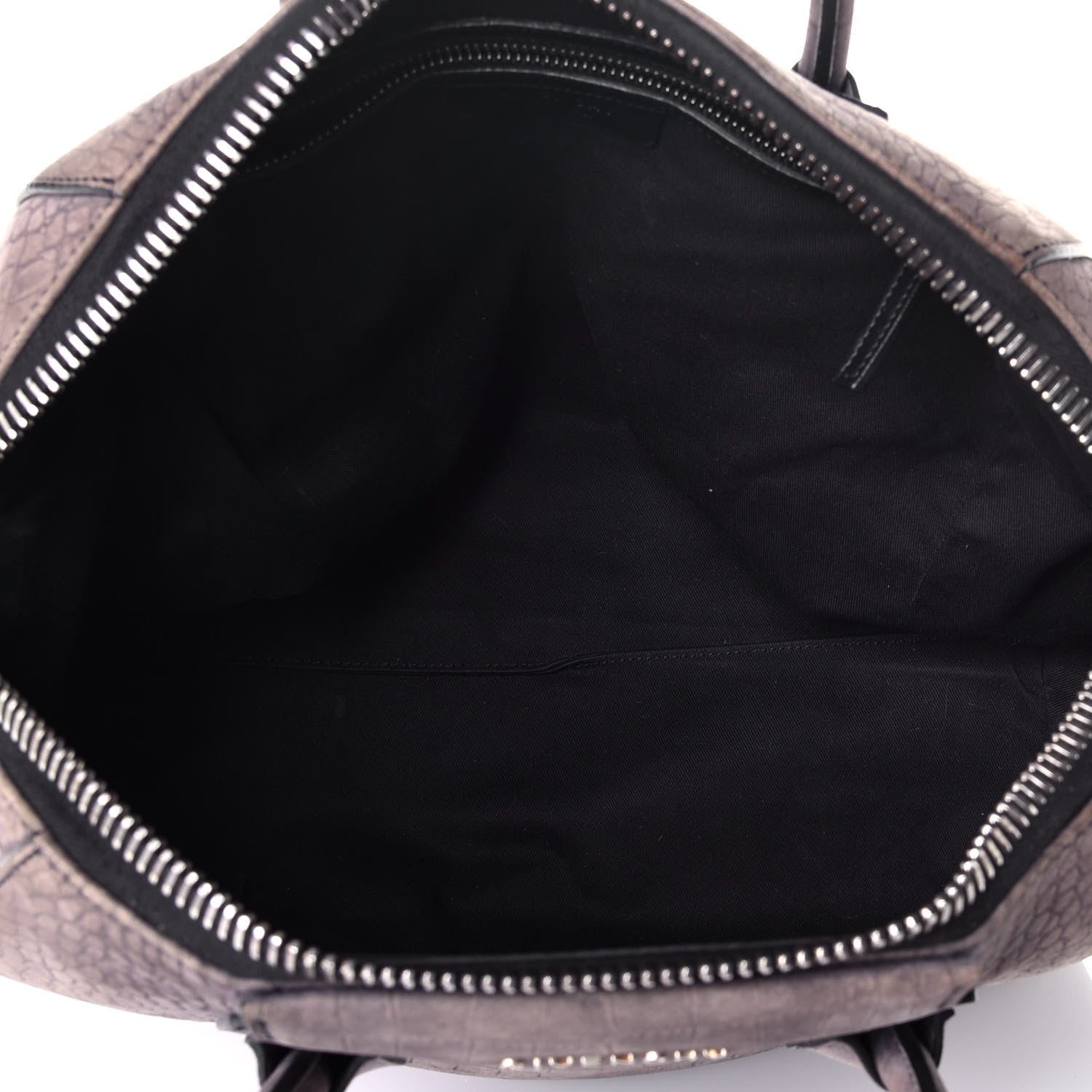 Givenchy Nubuck Crocodile Embossed Medium Antigona Washed Black 5 of 8