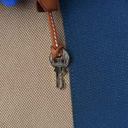 Hermes Toile Natural Barenia Flag Birkin 40 Fauve 16 of 33