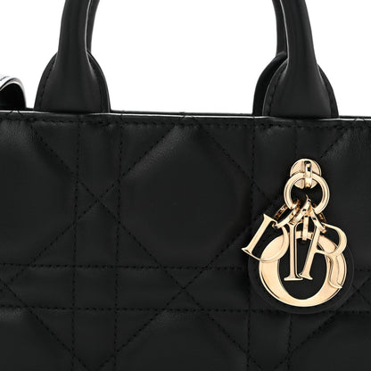 Christian Dior Calfskin Macrocannage Mini Book Tote Black 8 of 12