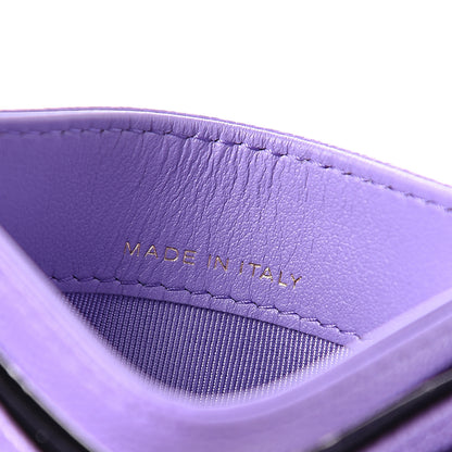 Chanel Caviar Quilted Card Holder Purple 6 of 7