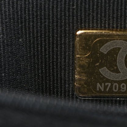 Chanel Shiny Caviar Enamel Quilted CC Wallet On Chain WOC Black 8 of 11