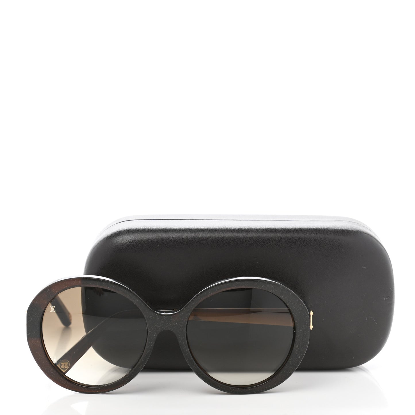 Petit Soupcon Rond Sunglasses Z0490W Brown Glitter