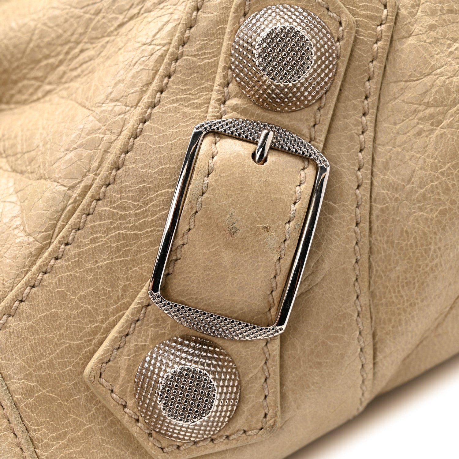Balenciaga Agneau Giant 21 Silver Hardware City Praline 13 of 18