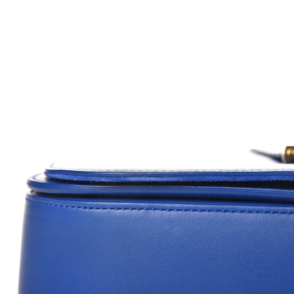 Saint Laurent Calfskin Classic Y Satchel Royal Blue 10 of 11