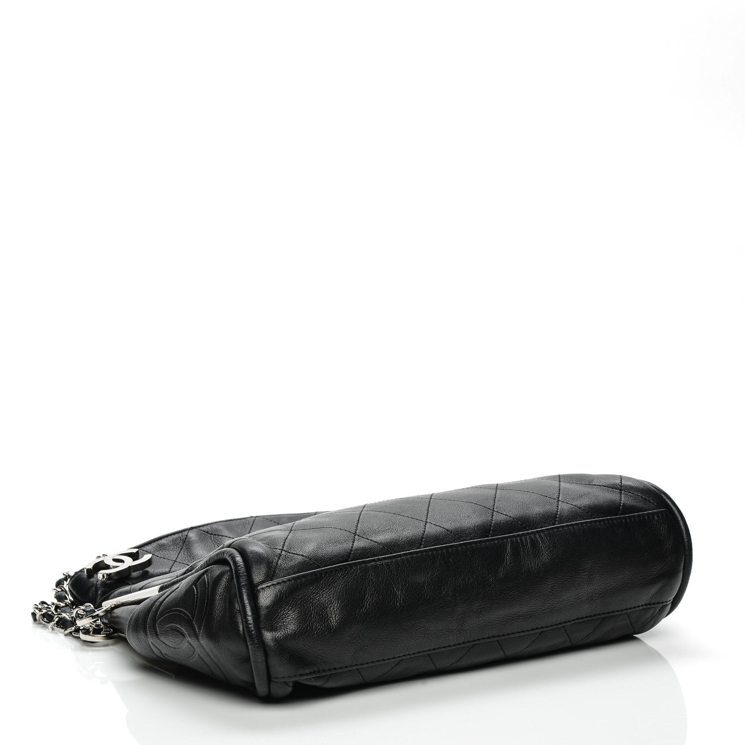 Chanel Lambskin Stitched Medium Ultimate Soft Tote Black 4 of 7