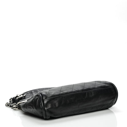 Chanel Lambskin Stitched Medium Ultimate Soft Tote Black 4 of 7