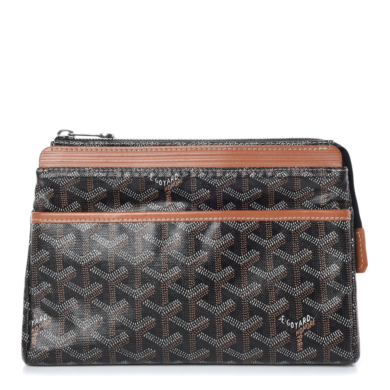 Goyard Goyardine Miroir Toiletry Bag PM Black Gold 1 of 10