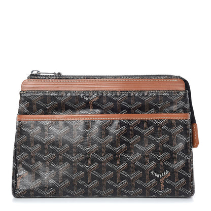 Goyard Goyardine Miroir Toiletry Bag PM Black Gold 1 of 10