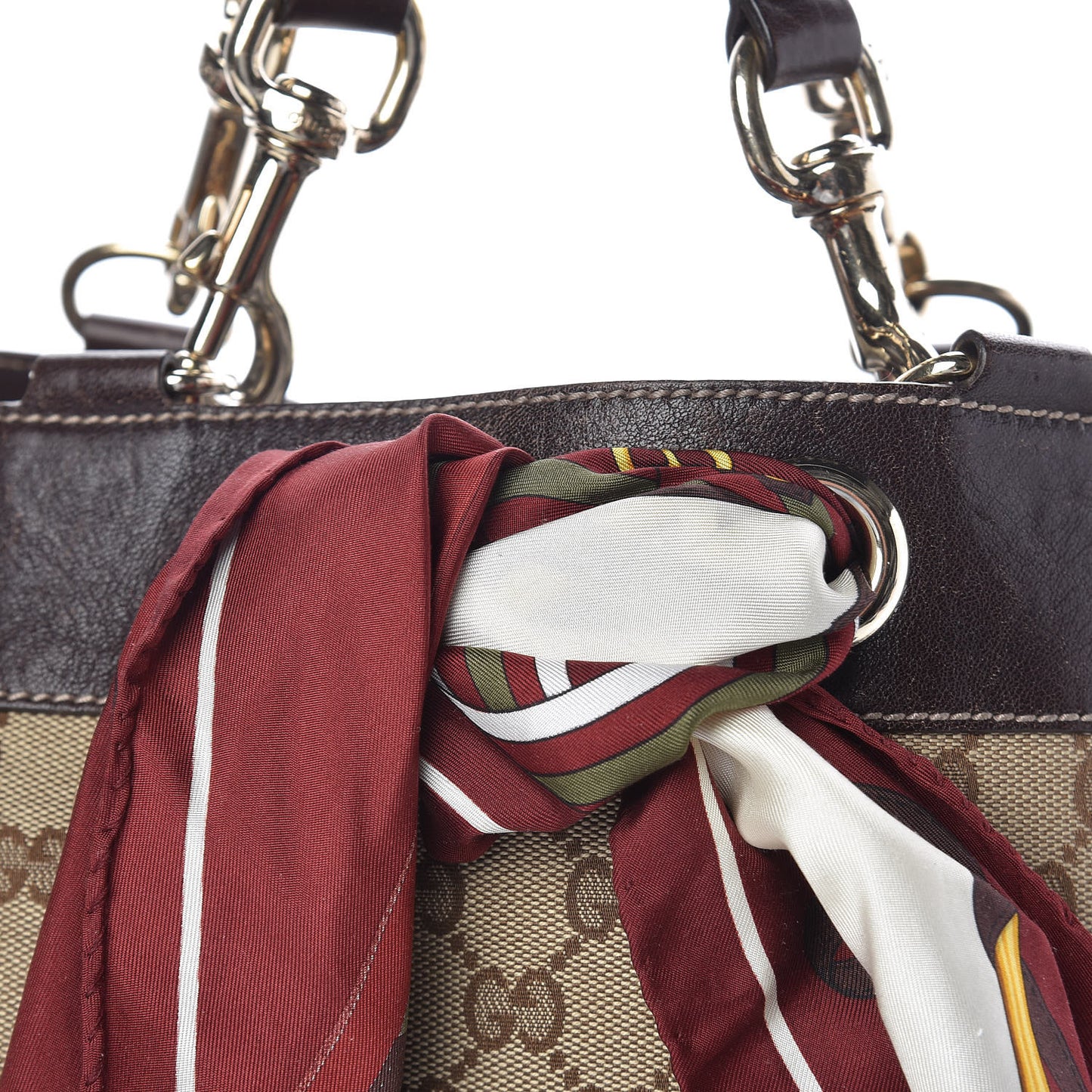 Monogram Medium Positano Tote Dark Brown