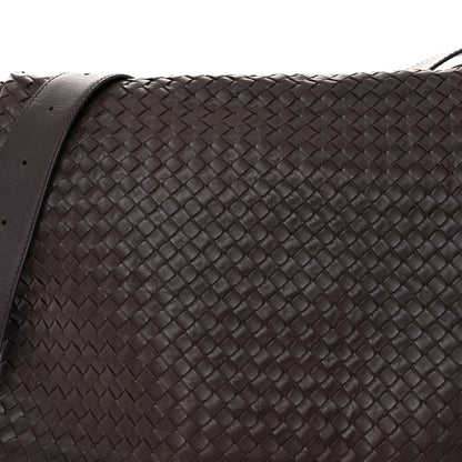 Bottega Veneta Nappa Intrecciato Messenger Bag Ebano 7 of 9
