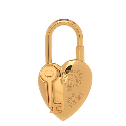 Hermes Annee De La Fantaisie Heart Cadena Lock Gold 1 of 4