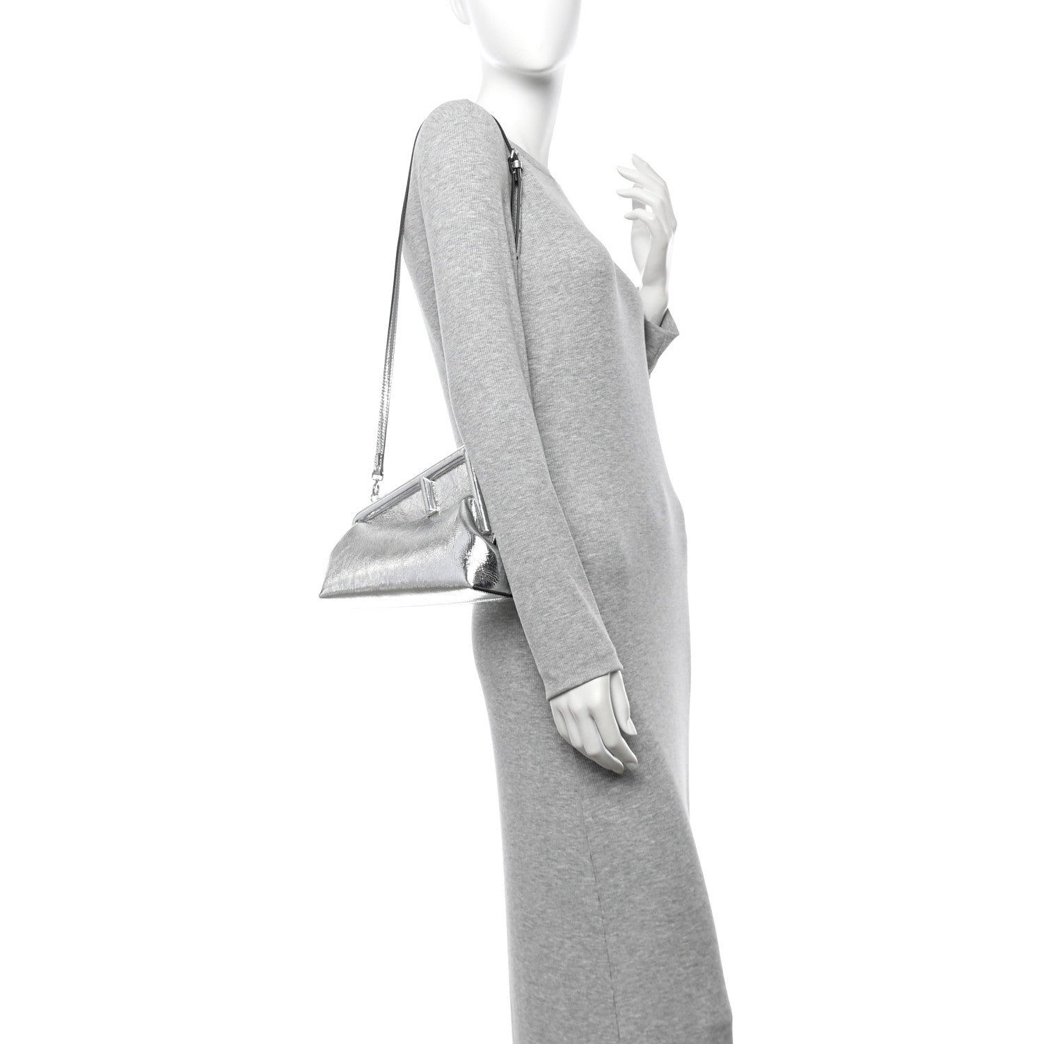 Fendi Rock Millenium Small Fendi First Argento 2 of 11