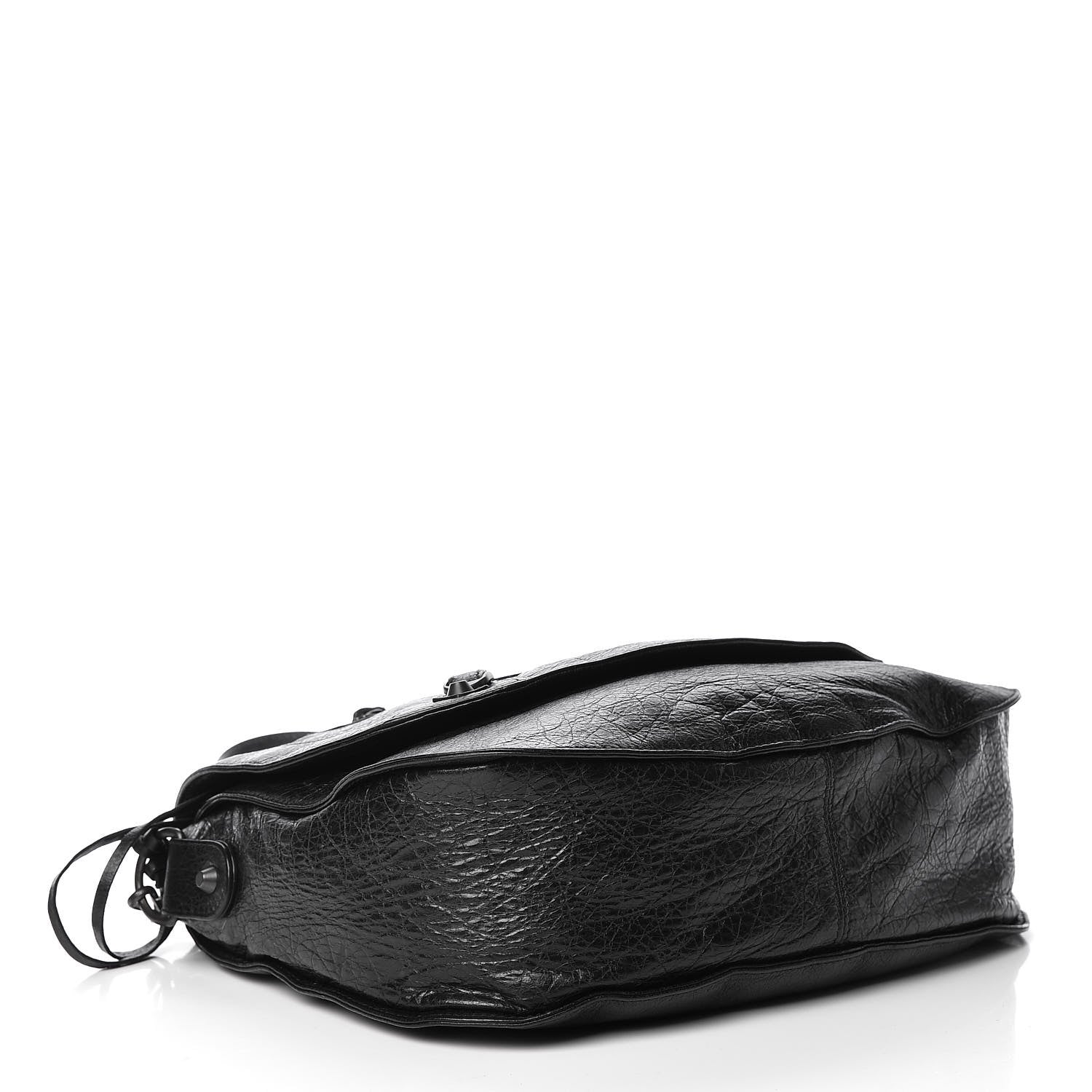 Balenciaga Agneau Classic Hardware Neo Folk Messenger Black 7 of 19