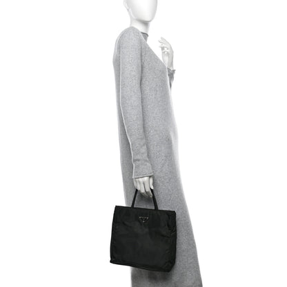 Prada Tessuto Nylon Tote Black 2 of 11
