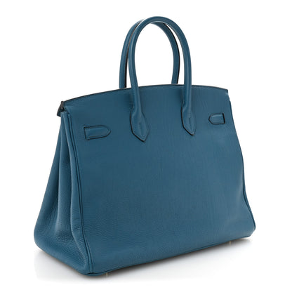 Hermes Togo Birkin 35 Cobalt 3 of 14