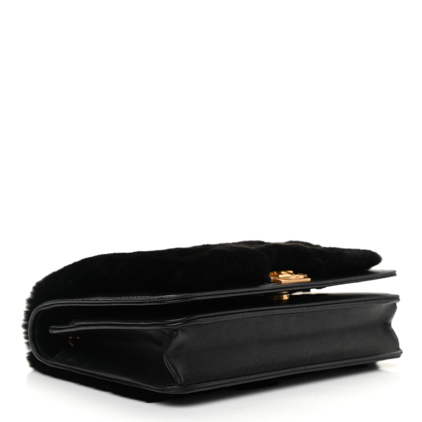 Orylag Lambskin Wallet On Chain Black