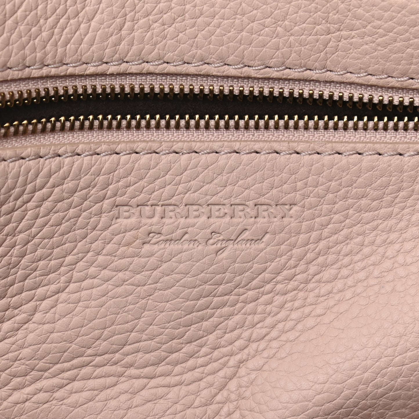 Grainy Calfskin Remington Tote Pale Ash Rose