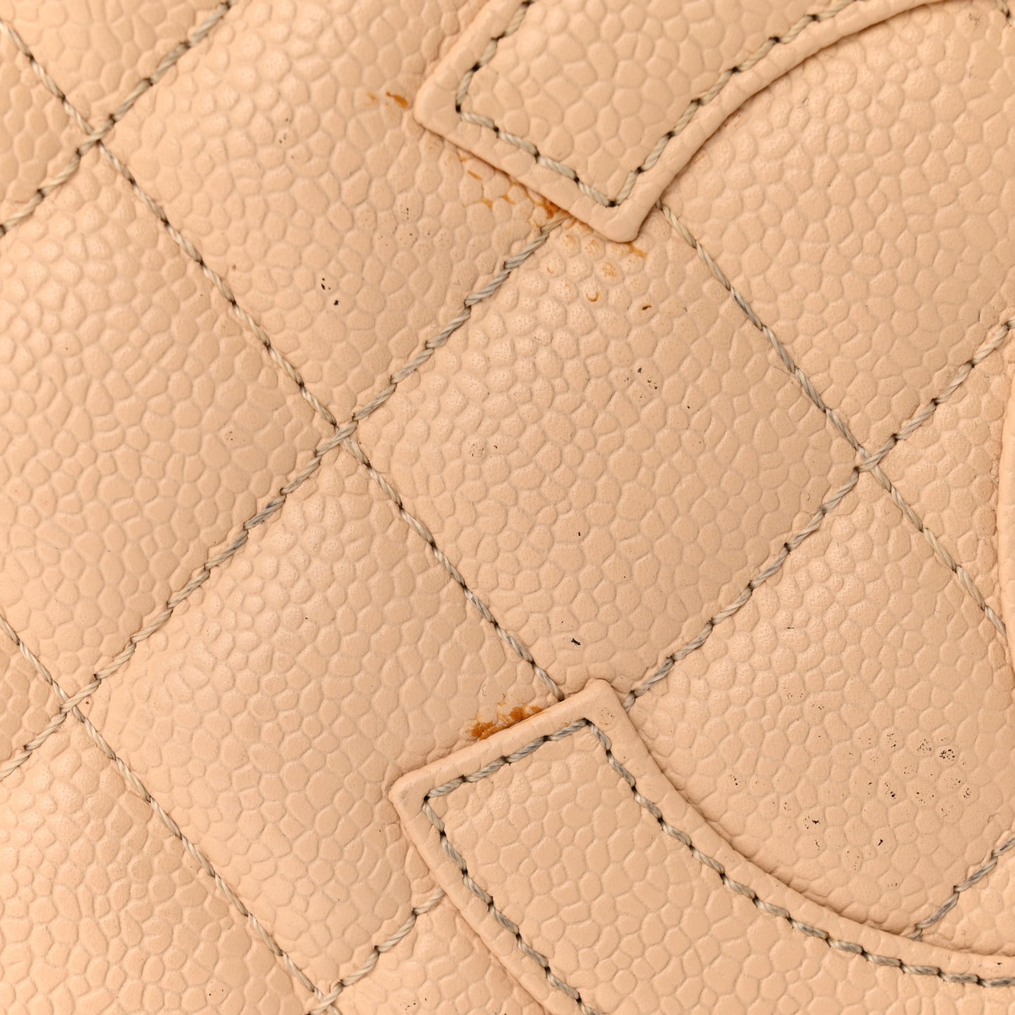 Caviar Quilted Grand Shopping Tote GST Beige