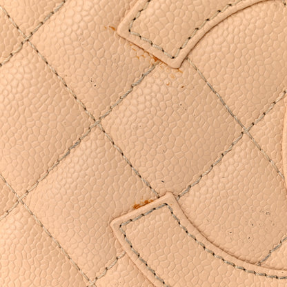 Chanel Caviar Quilted Grand Shopping Tote GST Beige 19 of 20